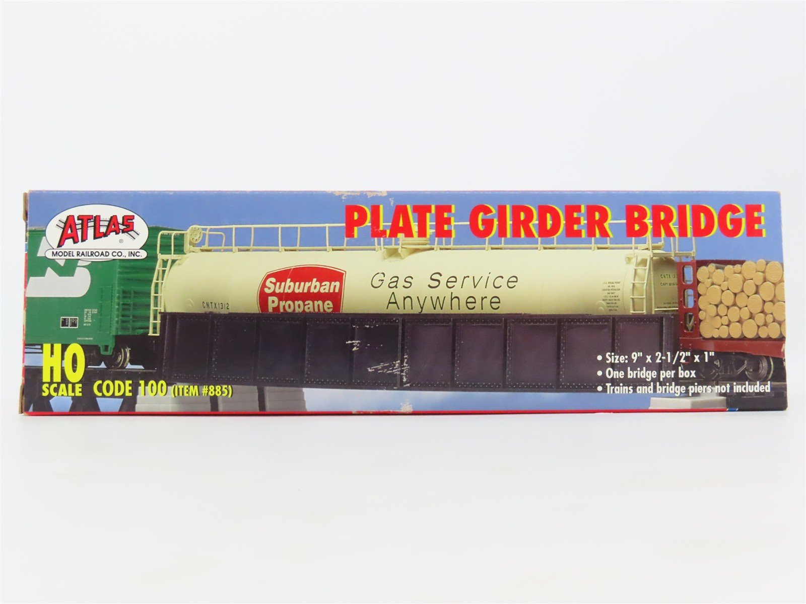 HO 1/87 Scale Atlas 885 Plate Girder Bridge w/ Track