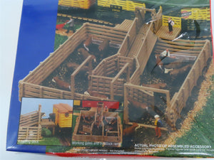 HO 1/87 Scale Life-Like Kit 1378 Modular Stock Pen w/ Cattle