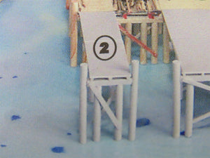 HO 1/87 Scale IHC Your Town USA Shore-Line Kit 5514 Narrow Pier Expansion Pack