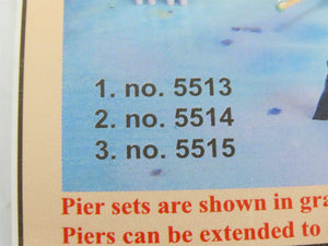 HO 1/87 Scale IHC Your Town USA Shore-Line Kit 5514 Narrow Pier Expansion Pack