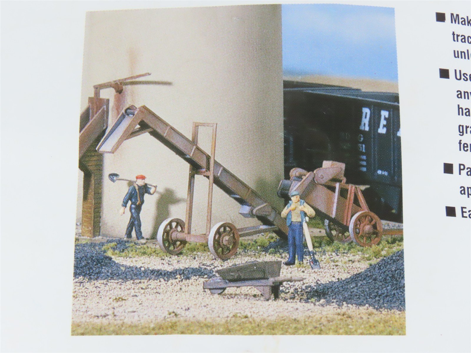 HO 1/87 Scale Walthers Cornerstone Kit 933-3520 Old Time Coal Conveyors