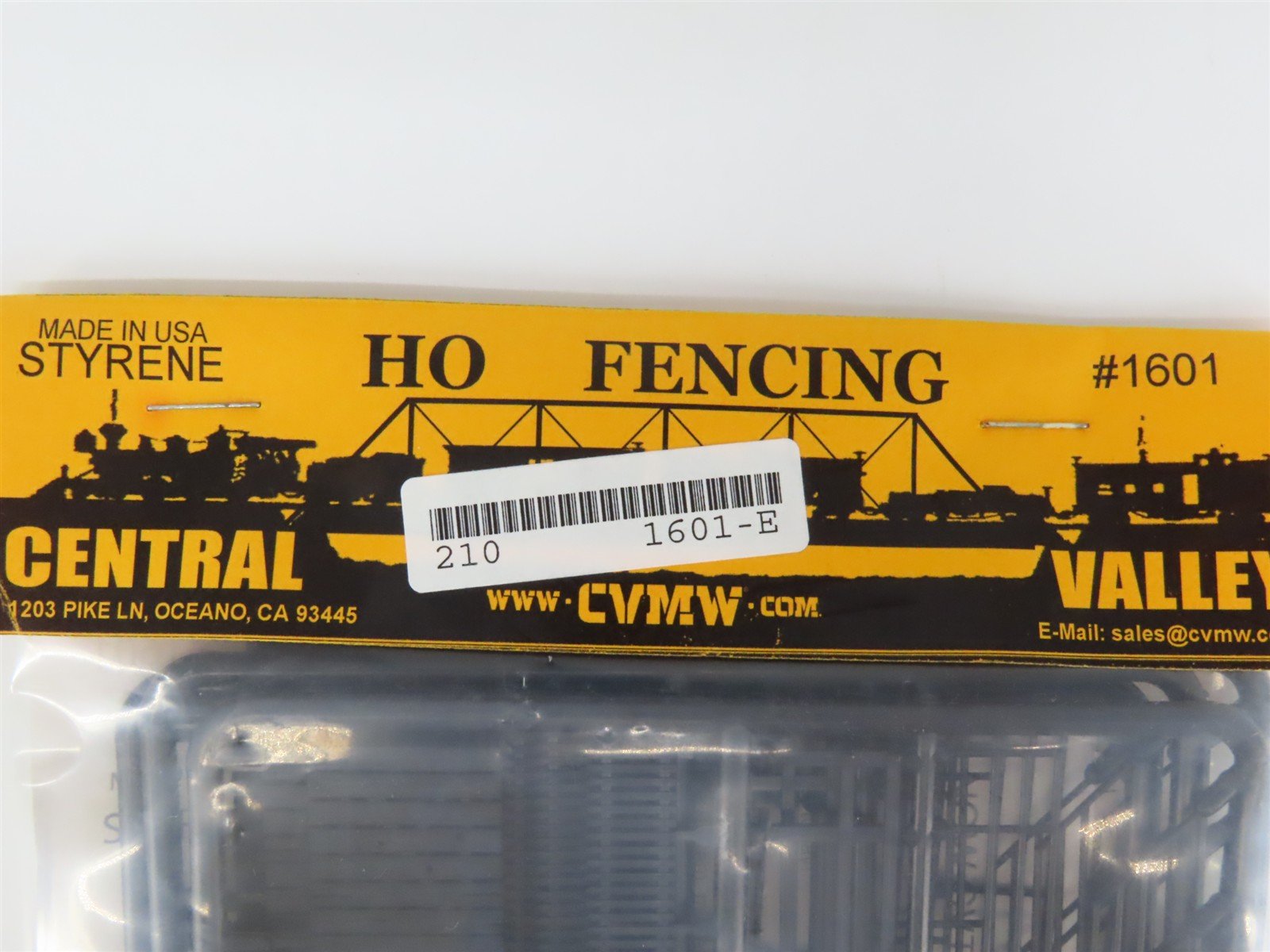 HO 1/87 Scale Central Valley Kit 1601 Fencing