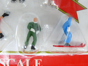 HO 1/87 Scale Model Power 5712 Winter Scenes Ice Skating & Skiing Figures 6-Pack