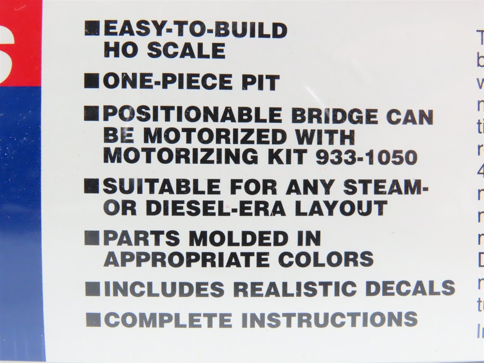 HO Scale Walthers Cornerstone 933-3171 Unpowered 90' Turntable - SEALED
