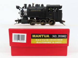HO Mantua 393002 B&O Baltimore & Ohio 0-6-0 Tank Steam Switcher #54 - DCC Ready