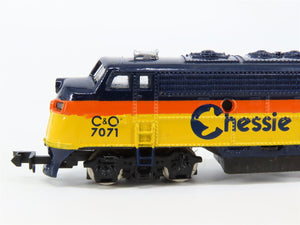 N Scale Bachmann C&O Chessie System EMD F7A Diesel Locomotive #7071