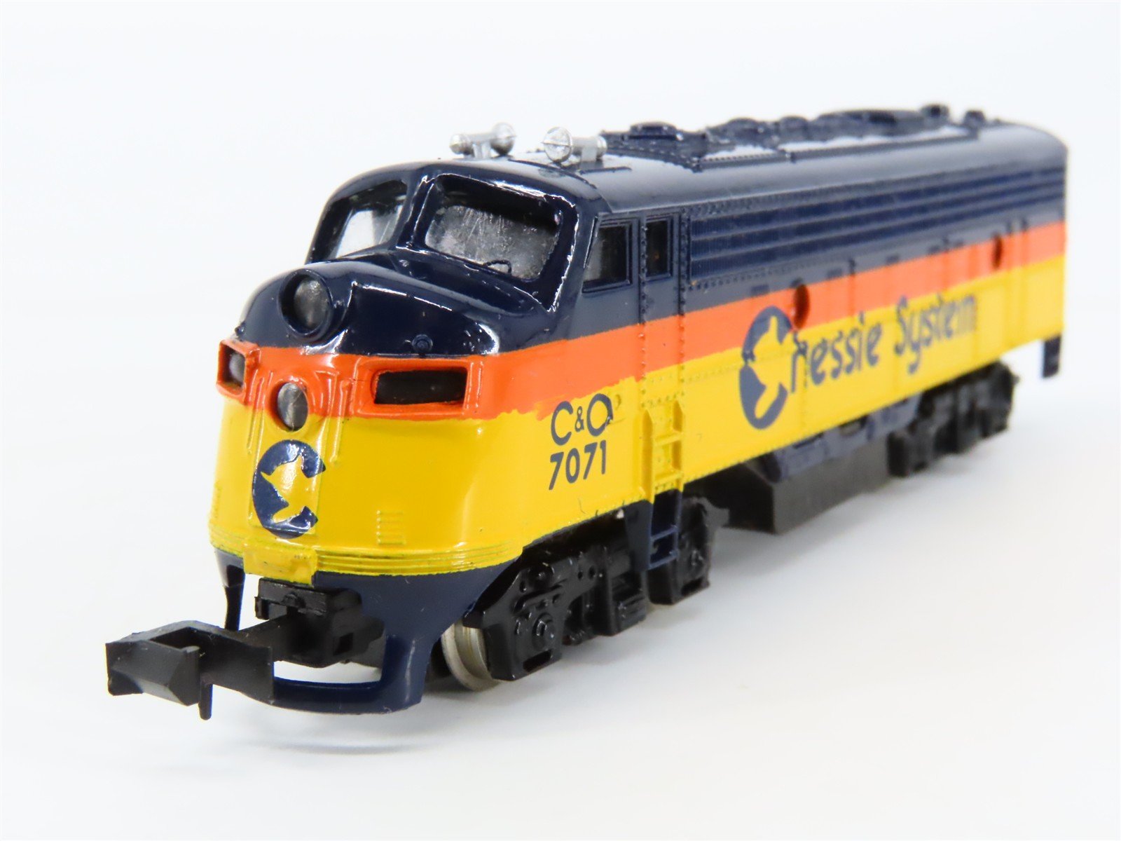 N Scale Bachmann C&O Chessie System EMD F7A Diesel Locomotive #7071
