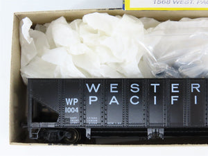 HO Scale Roundhouse 1568 WP Western Pacific 2-Bay Ballast Hopper #1004 -Upgraded