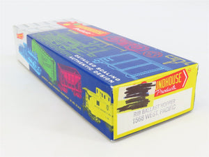HO Scale Roundhouse 1568 WP Western Pacific 2-Bay Ballast Hopper #1004 -Upgraded