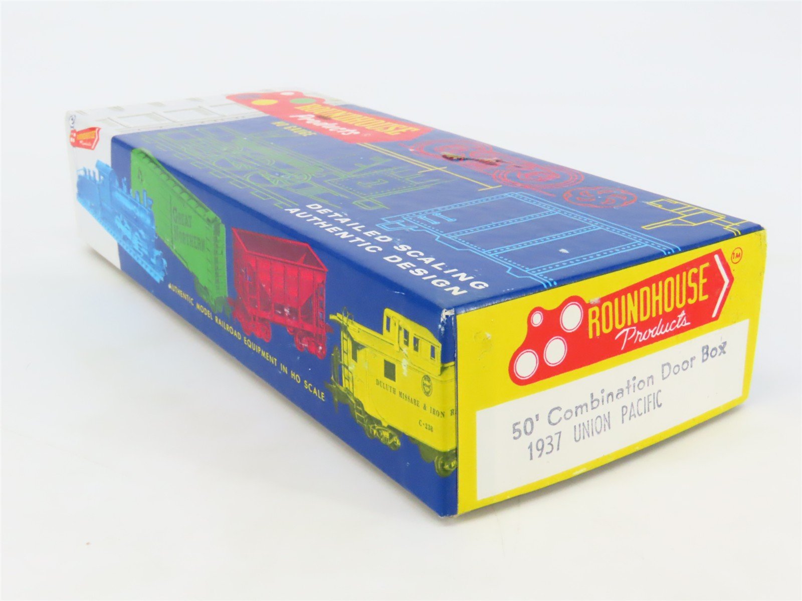 HO Scale Roundhouse 1937 UP Union Pacific Railroad 50' Box Car #170430 Upgraded