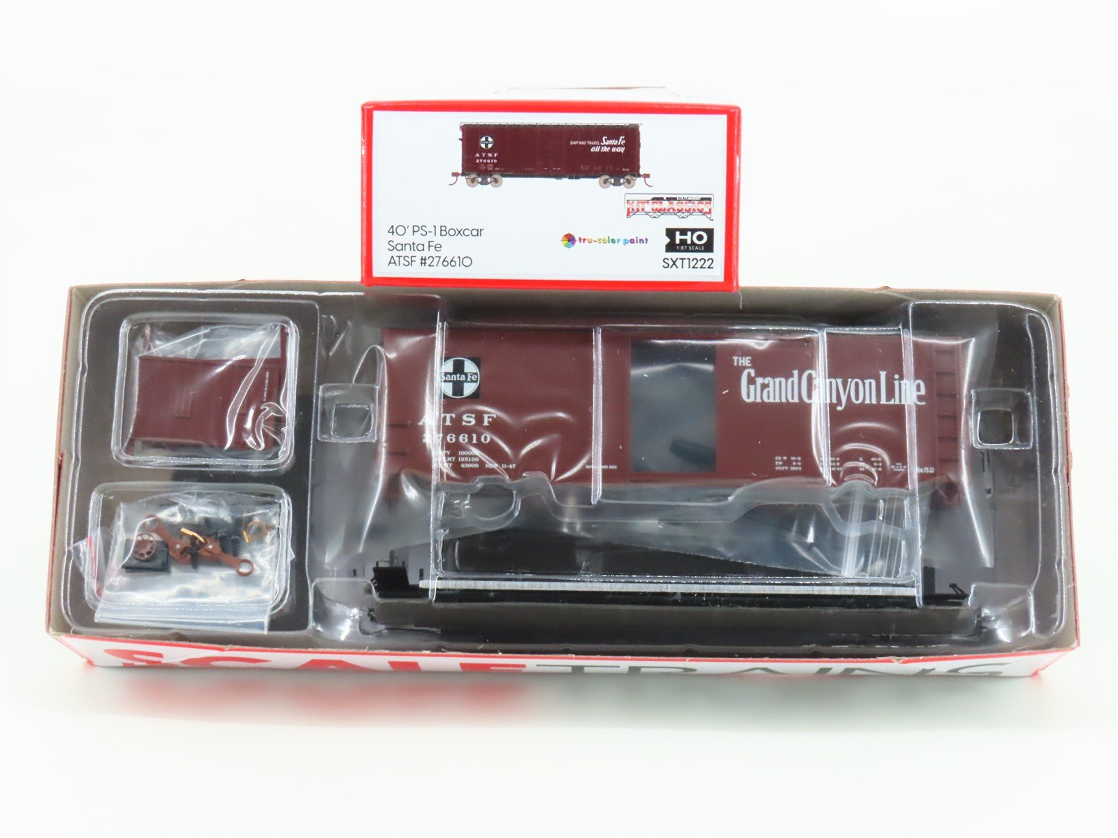 HO Scaletrains Kit Classics SXT1222 ATSF Santa Fe Grand Canyon Box Car #276610