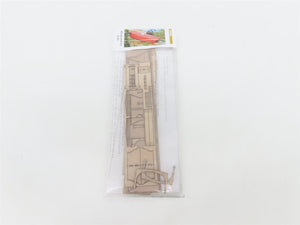 N 1/160 Scale GCLaser Laser-Cut Wood Kit 0418 Covered Bridge for Roads/Scenery