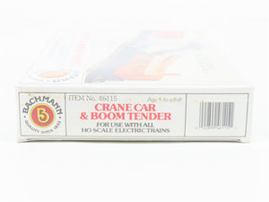 HO Scale Bachmann Kit 46115 MW Amtrak Crane Car & Boom Tender - Sealed