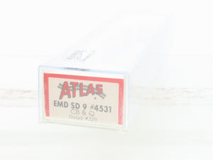 N Scale Atlas 4531 CBQ Burlington SD9 Diesel Locomotive #329