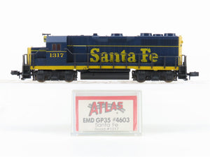 N Scale Atlas 4603 ATSF Santa Fe GP35 Diesel Locomotive #1317