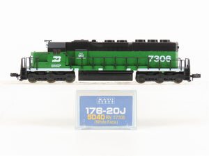 N Scale KATO 176-20J BN Burlington Northern SD40-2 Diesel Locomotive #7306