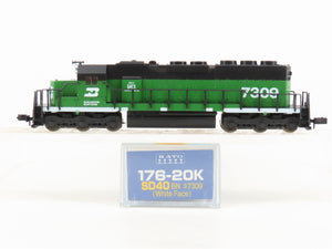 N Scale KATO 176-20K BN Burlington Northern SD40-2 Diesel Locomotive #7309