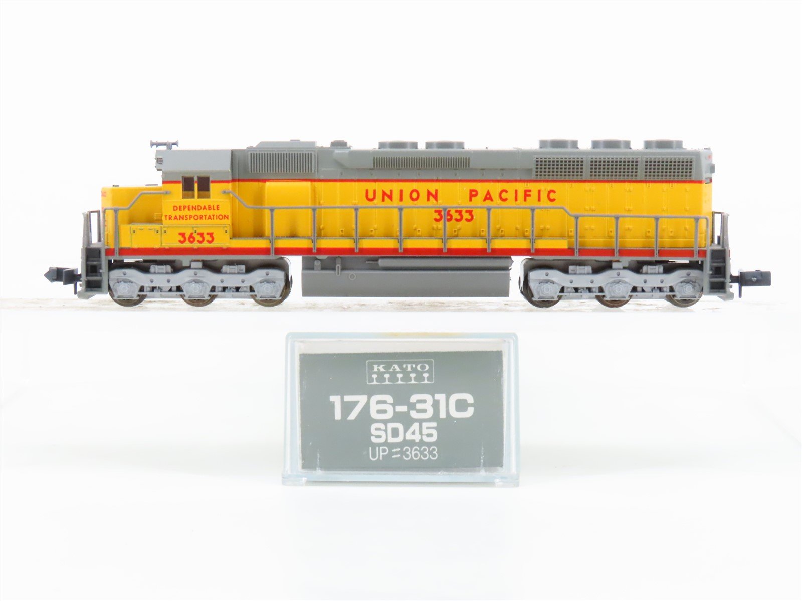 N Scale KATO 176-31C UP Union Pacific SD40 Diesel Locomotive #3633