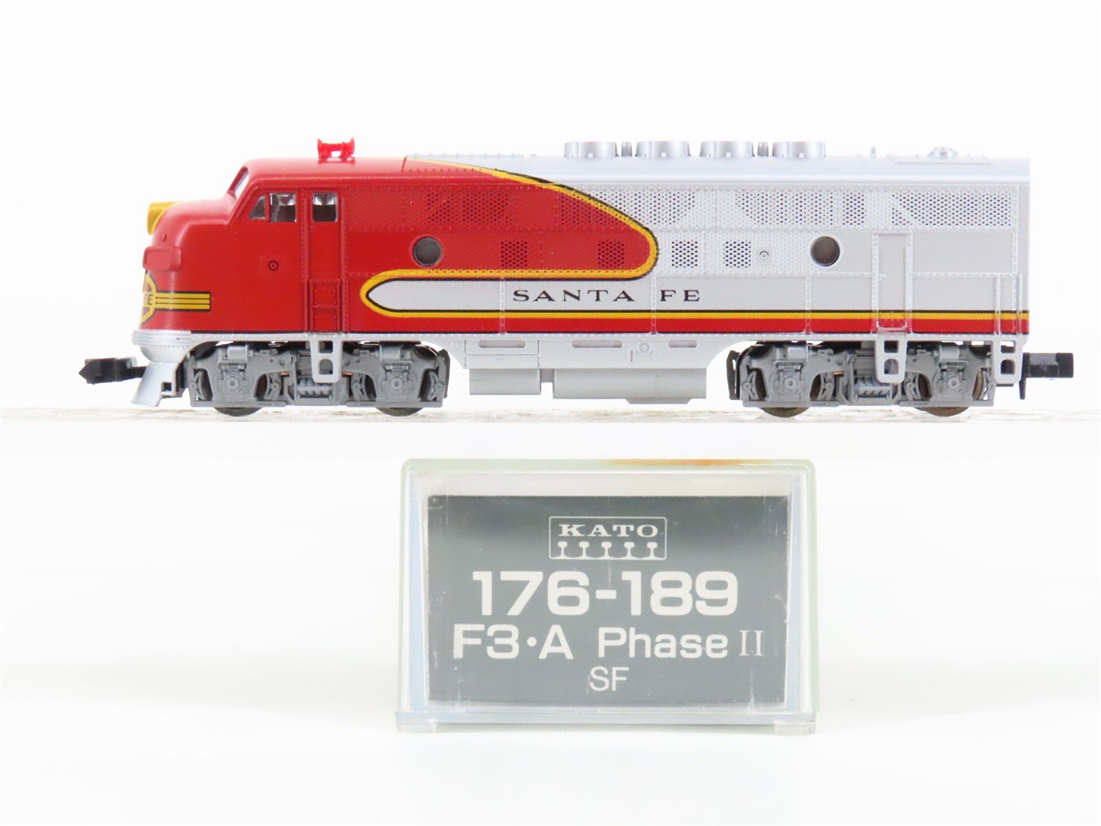 N Scale KATO 176-189 ATSF Santa Fe F3A Diesel Locomotive