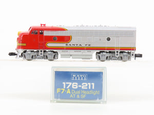 N Scale KATO 176-211 ATSF Santa Fe F7A Diesel Locomotive