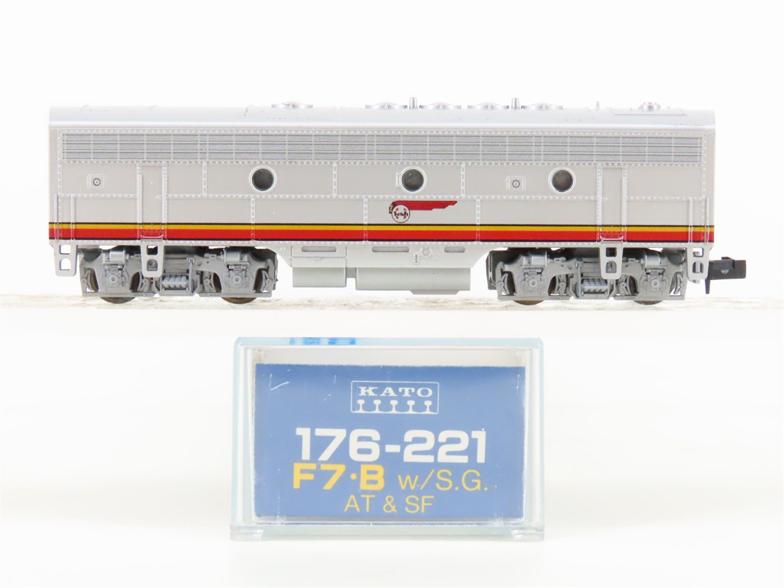 N Scale KATO 176-221 ATSF Santa Fe F7B Diesel Locomotive