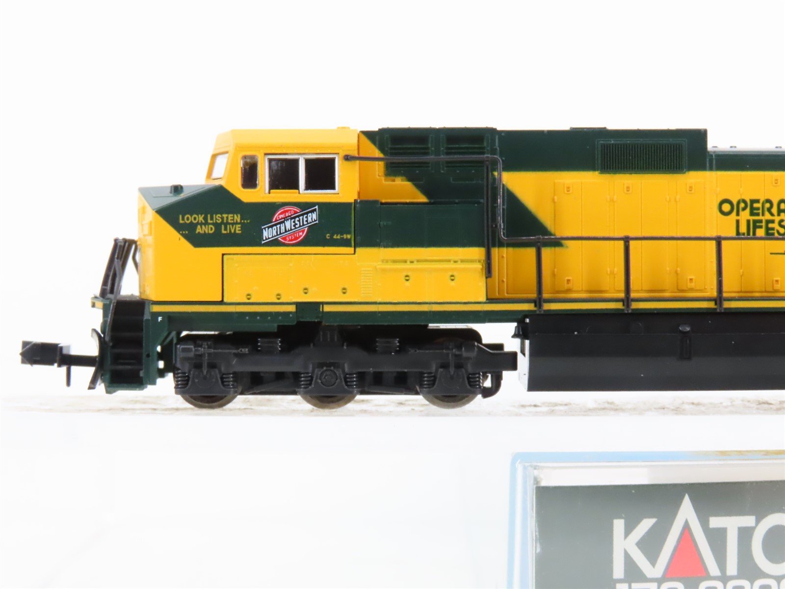 N Scale KATO 176-3309 CNW Operation Lifesaver 44-9W Diesel Locomotive