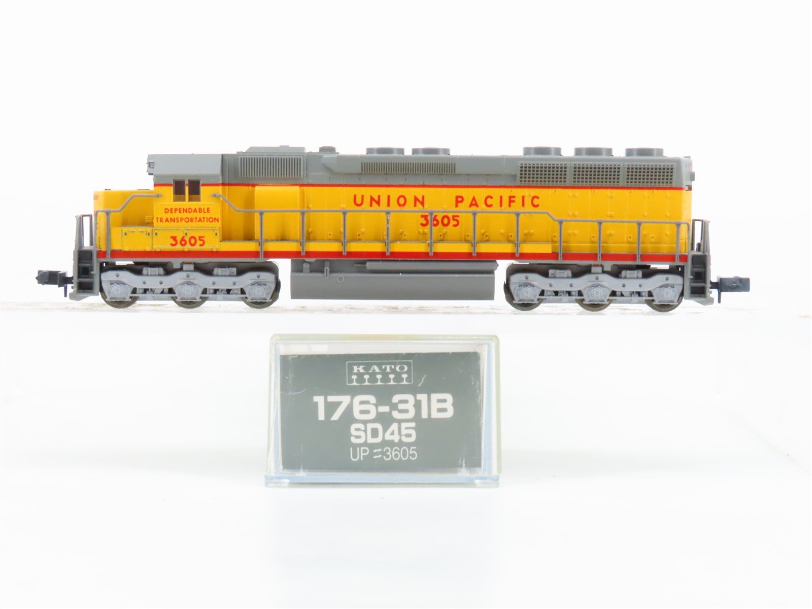 N Scale KATO 176-31B UP Union Pacific SD45 Diesel Locomotive #3605