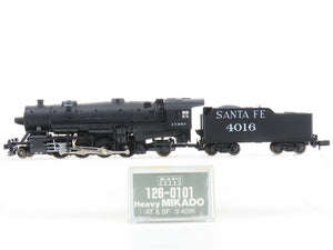 N Scale KATO 126-0101 ATSF Santa Fe 2-8-2 Mikado Steam Locomotive #4016