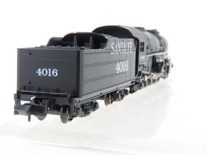 N Scale KATO 126-0101 ATSF Santa Fe 2-8-2 Mikado Steam Locomotive #4016