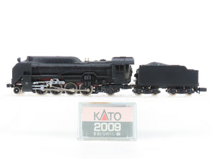 N Scale KATO 2009 Unlettered 2-8-2 D51 Steam Locomotive