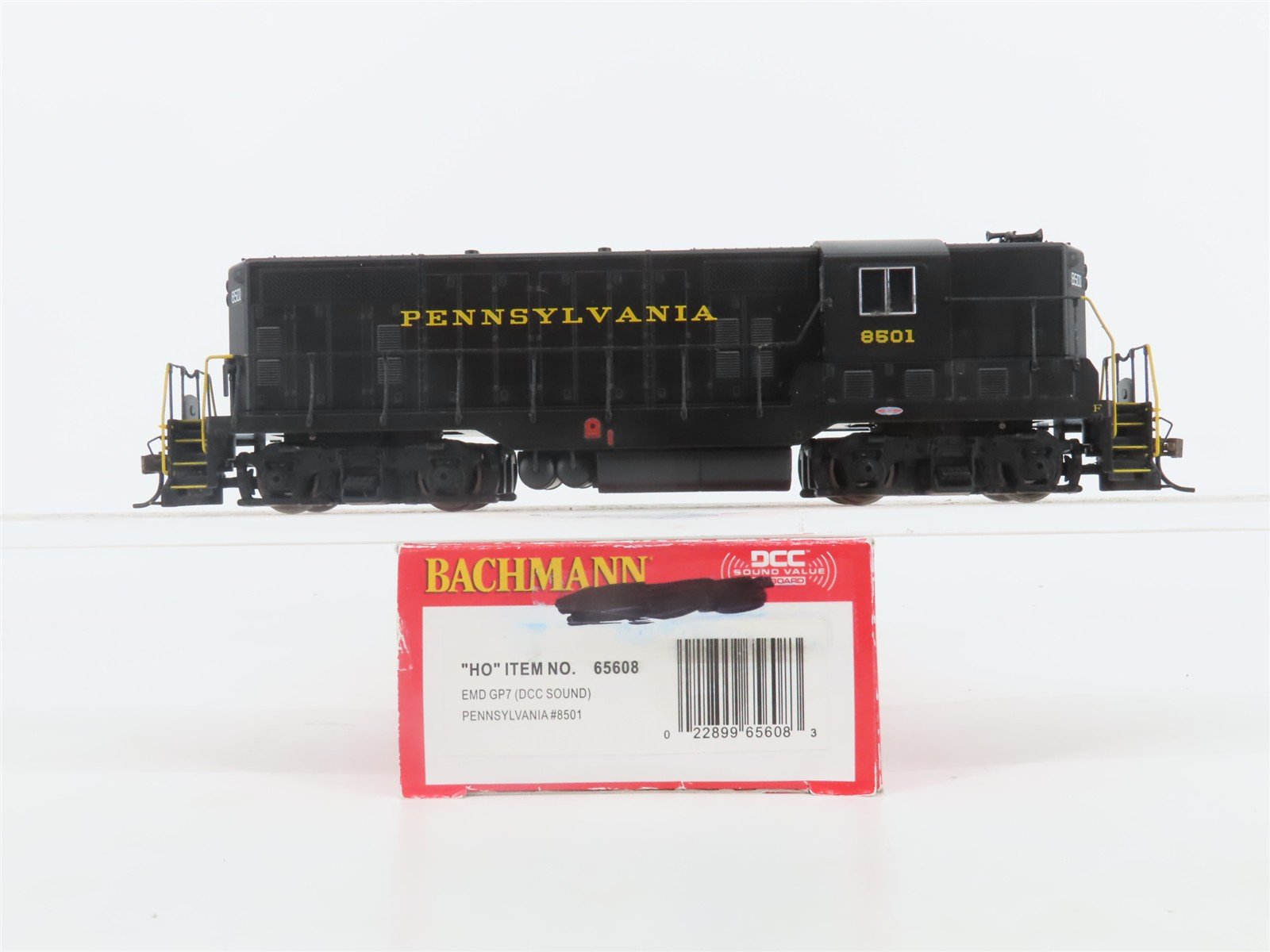 HO Scale Bachmann 65608 PRR Pennsylvania EMD GP7 Diesel #8501 w/ DCC & Sound