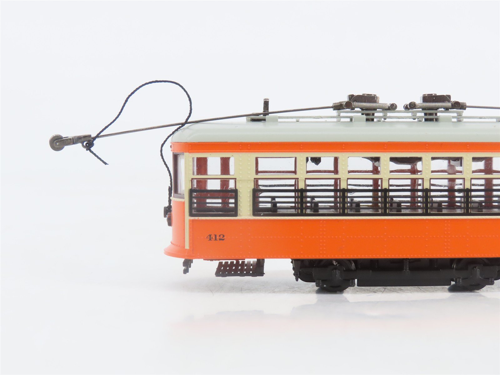 HO Bachmann Spectrum 80204 New York & Queens Birney Safety Streetcar #412 w/ DCC