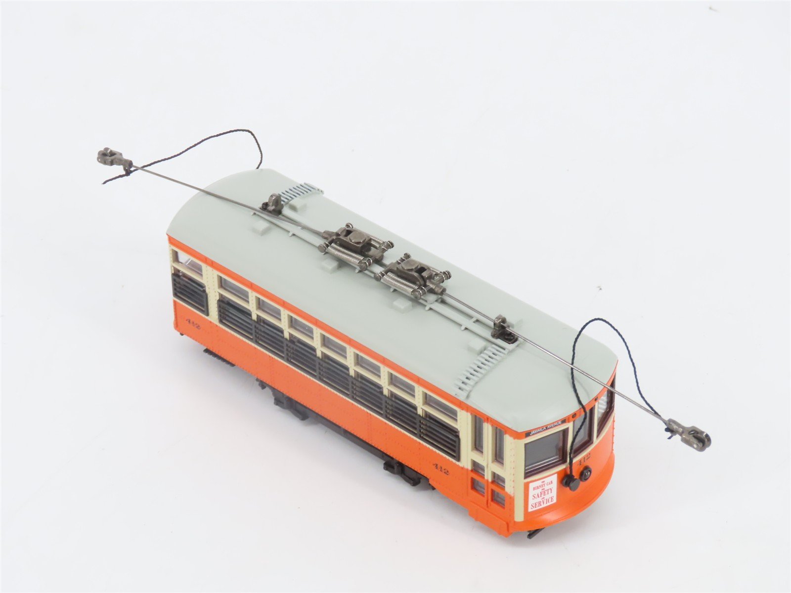 HO Bachmann Spectrum 80204 New York & Queens Birney Safety Streetcar #412 w/ DCC