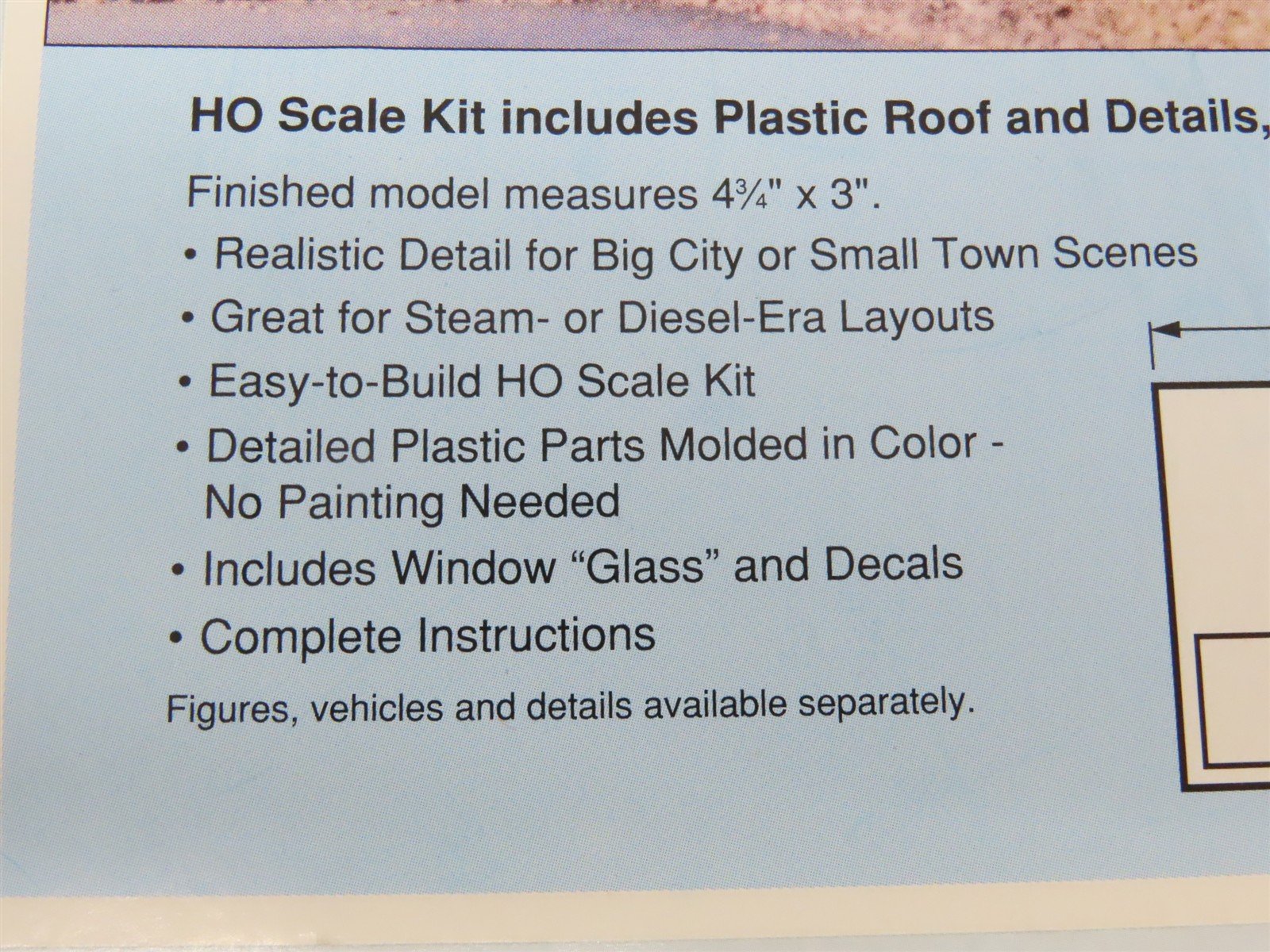 HO 1/87 Scale Walthers Cornerstone Kit 933-3030 White Tower Restaurant