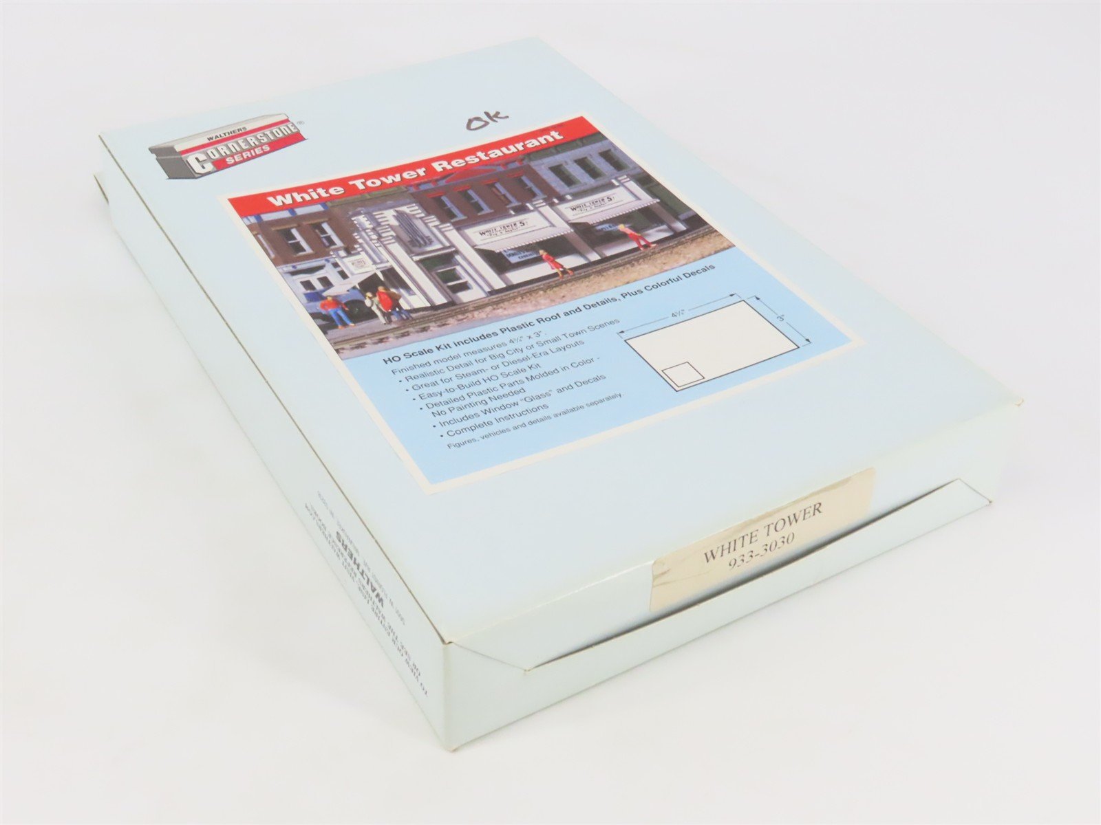 HO 1/87 Scale Walthers Cornerstone Kit 933-3030 White Tower Restaurant