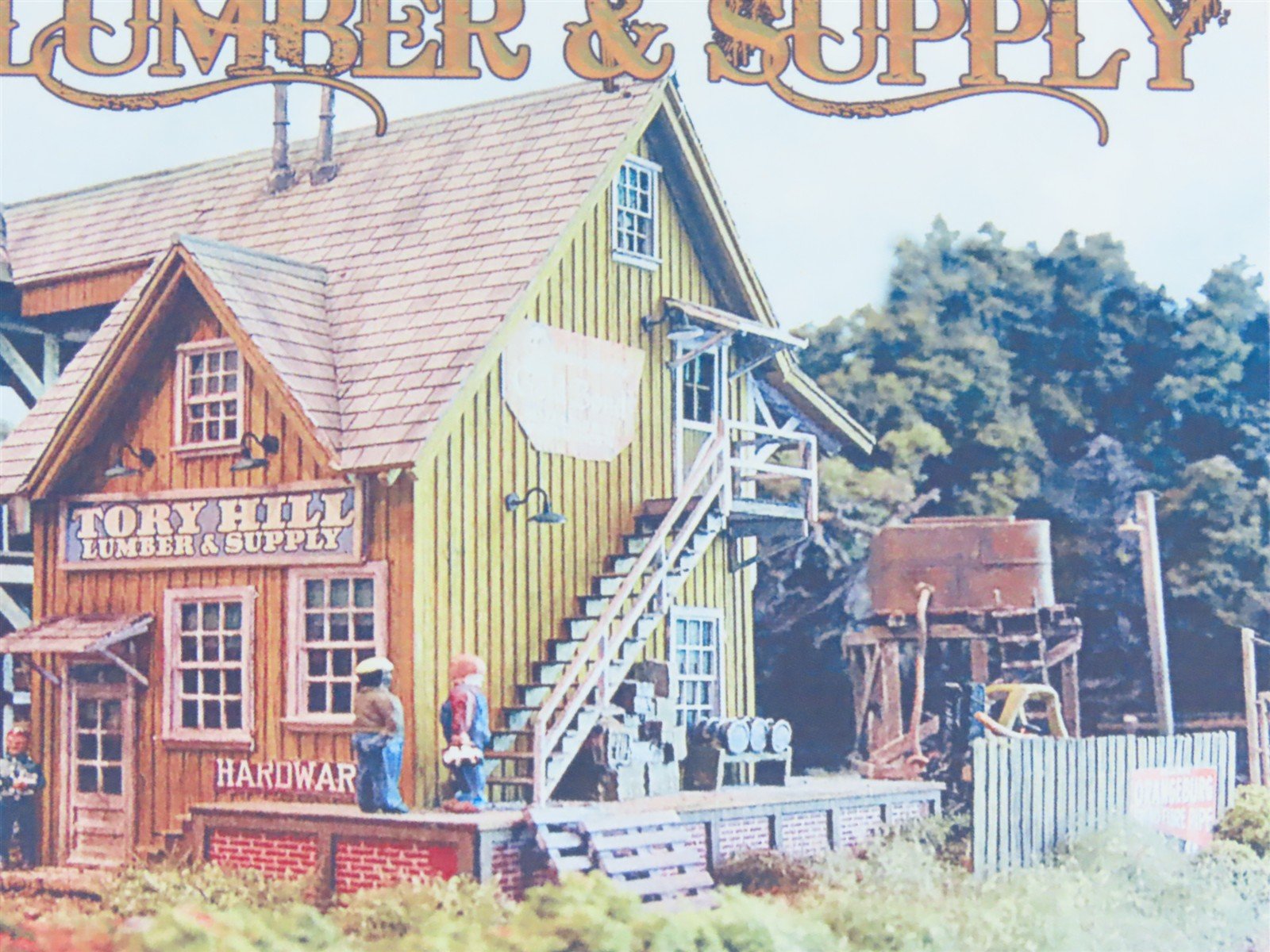 HO 1/87 Scale Bar Mills Laser-Cut Kit Tory Hill Lumber & Supply