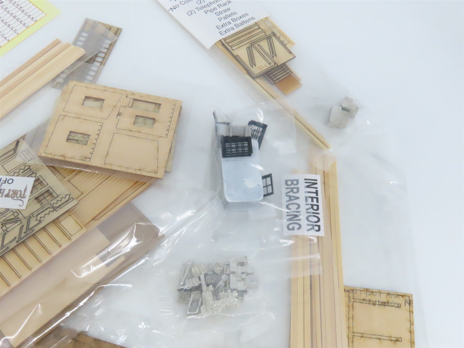 HO 1/87 Scale Bar Mills Laser-Cut Kit Tory Hill Lumber & Supply - Incomplete