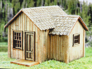 HO 1/87 Scale Wild West Laser-Cut Kit 225 Tommy Knocker's Cabin - SEALED