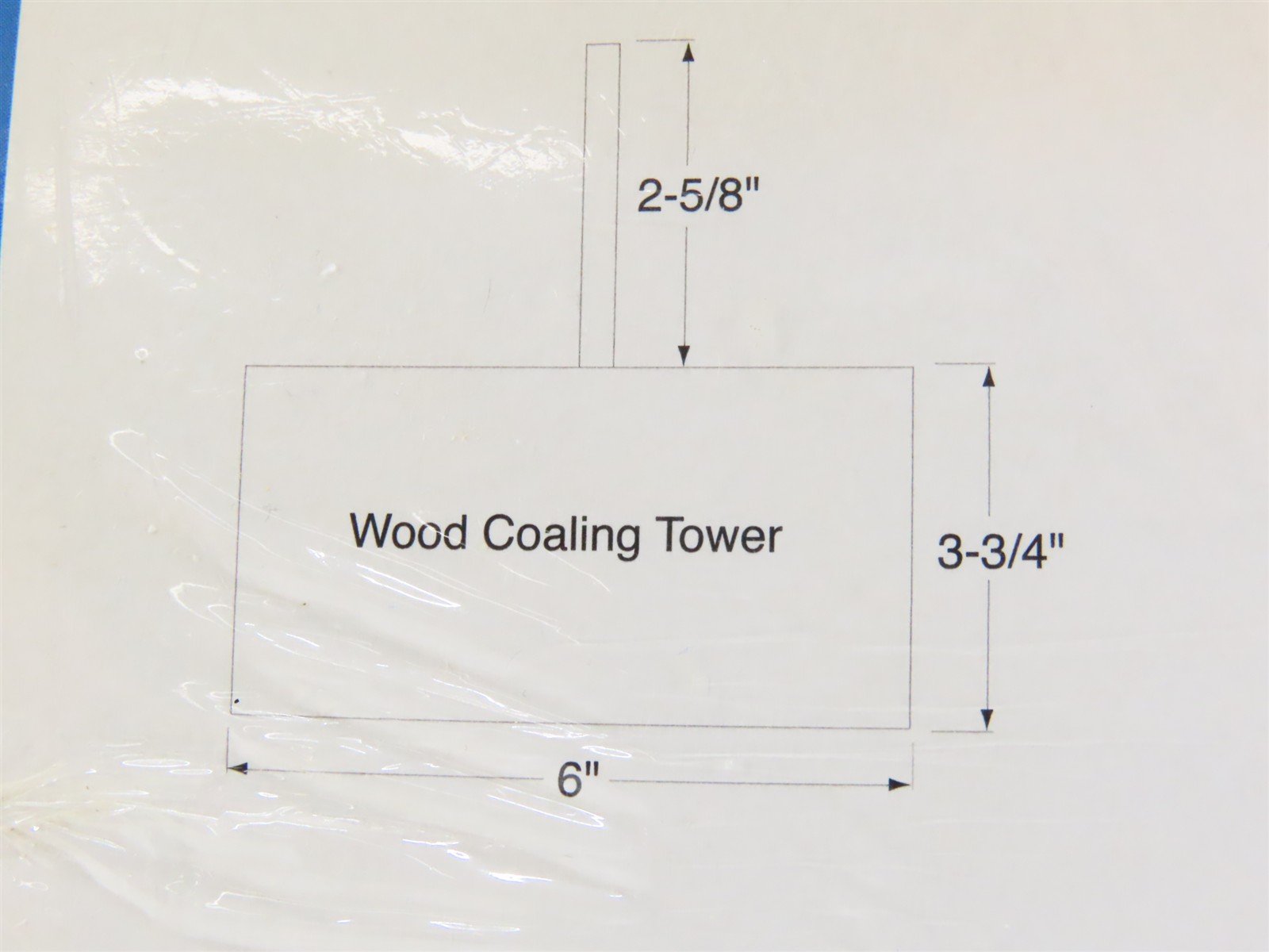 HO 1/87 Scale Walthers Cornerstone Kit 933-2922 Wood Coaling Tower - SEALED