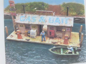 HO 1/87 Scale Fos Scale Models Kit 049 Bud's Bait 'n Gas Dock