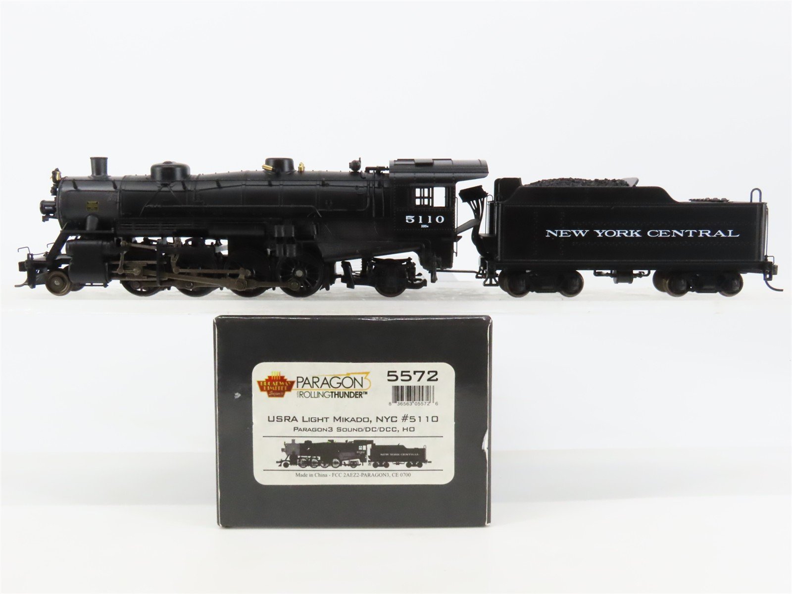 HO Scale Broadway Limited BLI 5572 NYC 2-8-2 Light Mikado Steam #5110 - Paragon3
