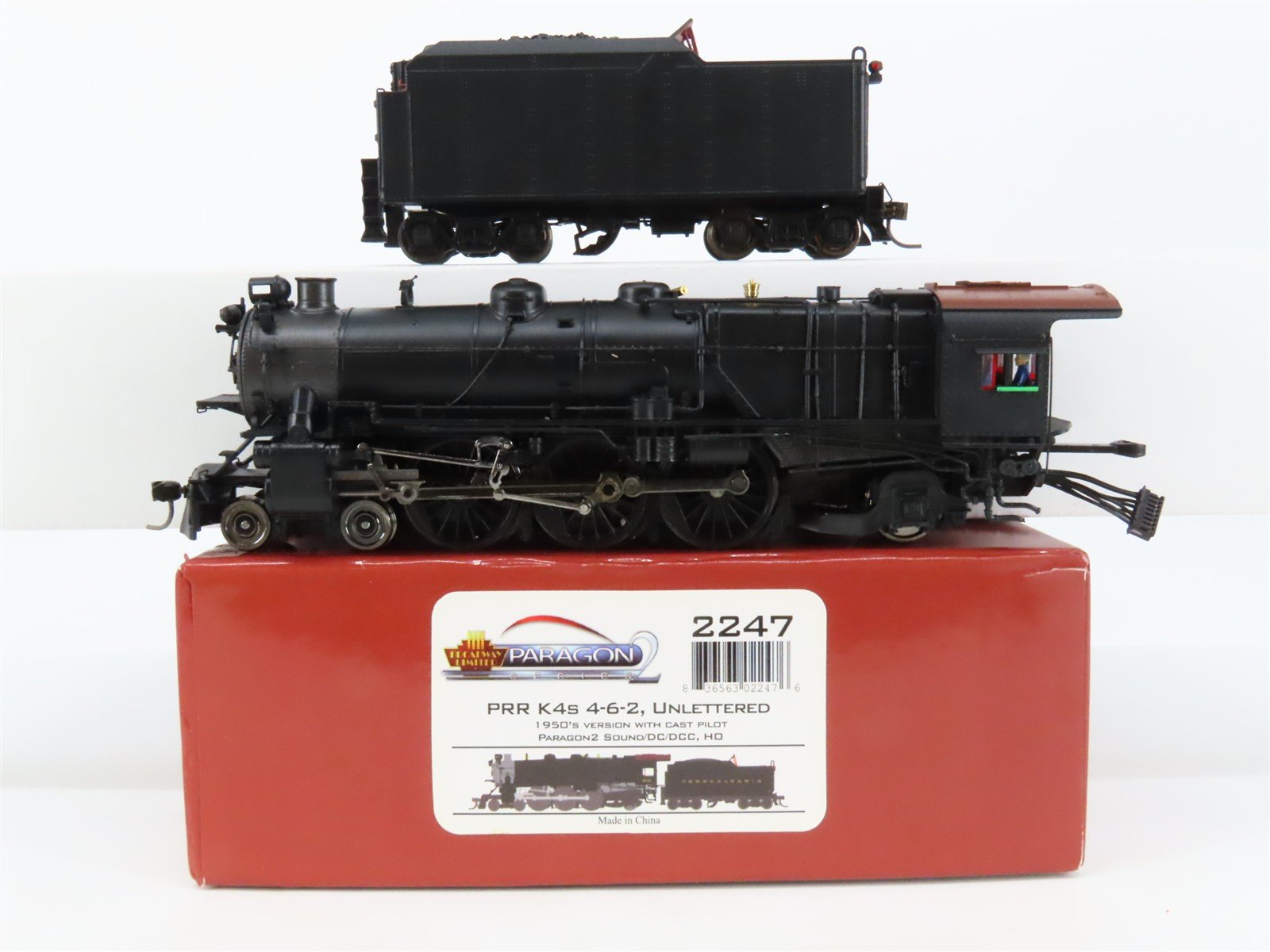 HO Scale Broadway Limited BLI 2247 Unlettered PRR 4-6-2 K4s Steam - Paragon2