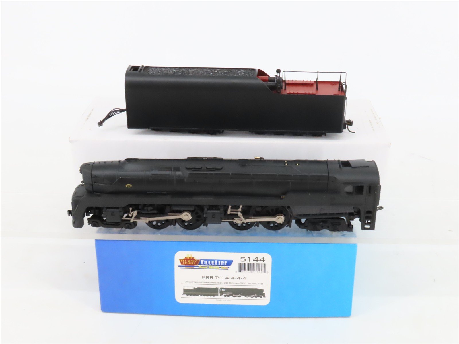 HO Broadway BLI BlueLine 5144 Unlettered 4-4-4-4 T1 Steam w/ Sound - DCC Ready