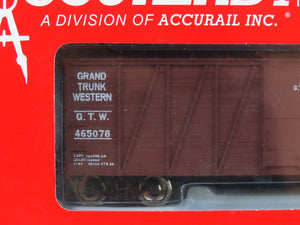 LOT of 2 HO Scale Accurail Accuready NYC/GTW 40' Wood Box Cars - Sealed