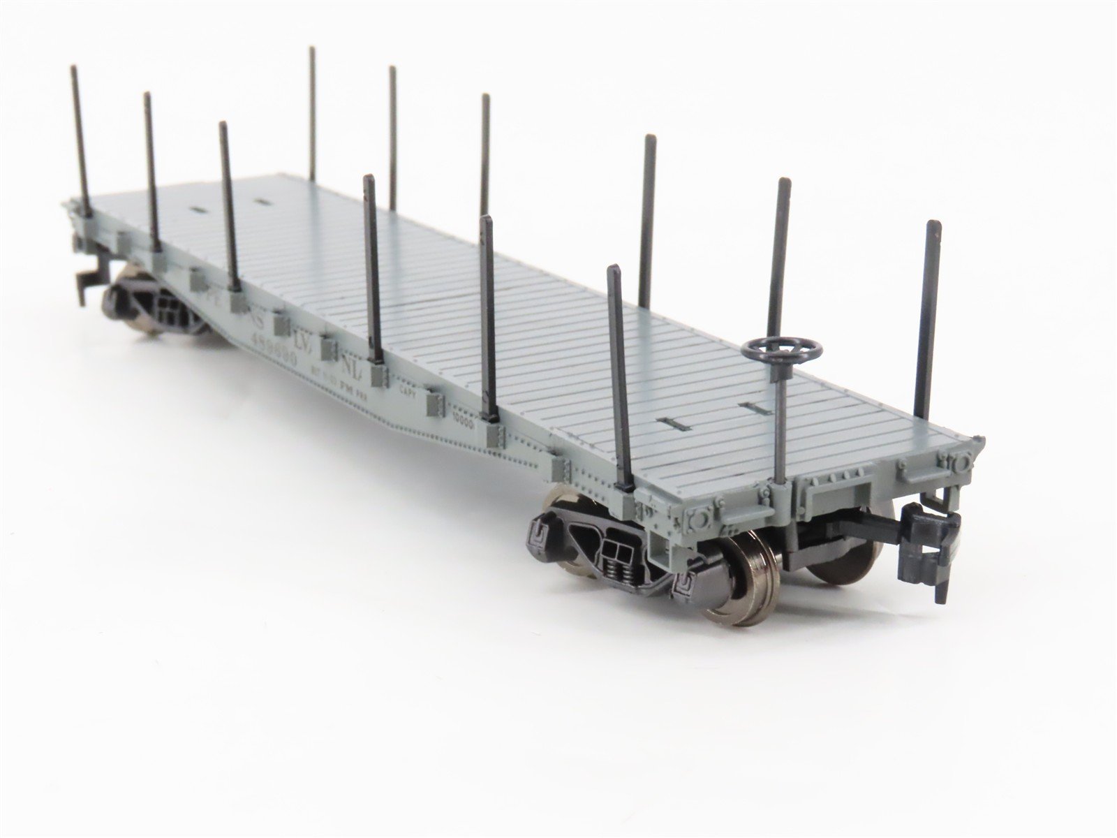 LOT of 2 HO Scale Rivarossi 2237 PRR Pennsylvania Railroad Flat Cars w/ Stakes