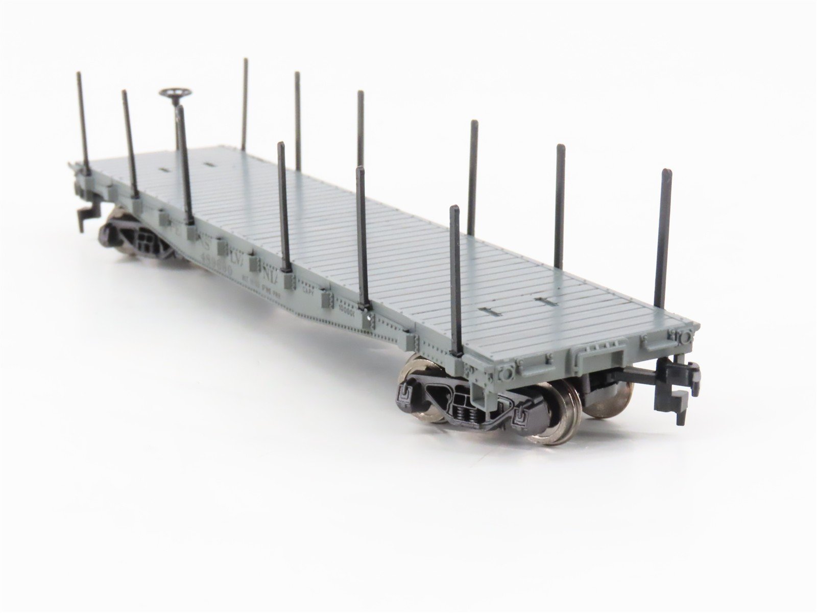 LOT of 2 HO Scale Rivarossi 2237 PRR Pennsylvania Railroad Flat Cars w/ Stakes