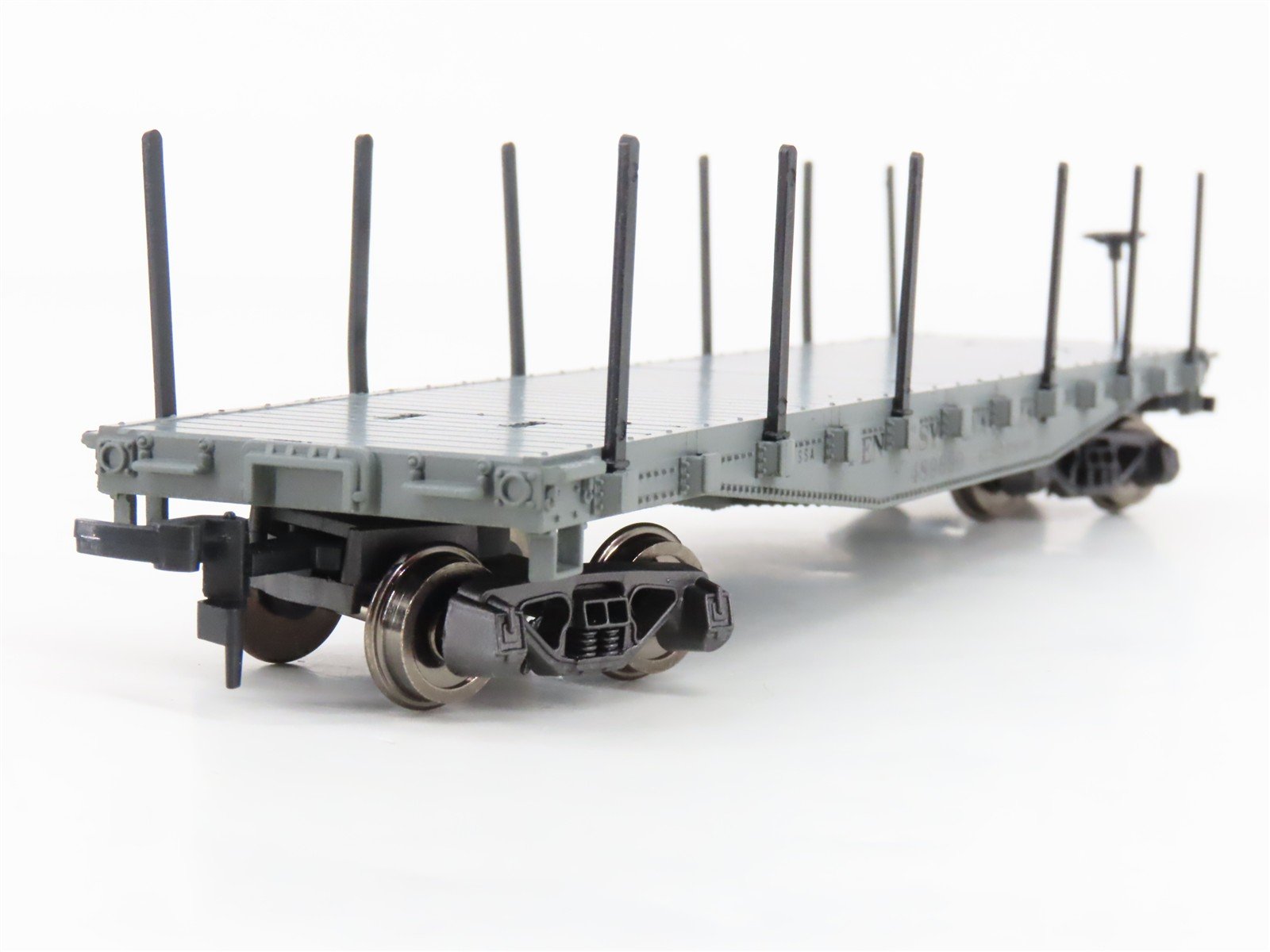 LOT of 2 HO Scale Rivarossi 2237 PRR Pennsylvania Railroad Flat Cars w/ Stakes