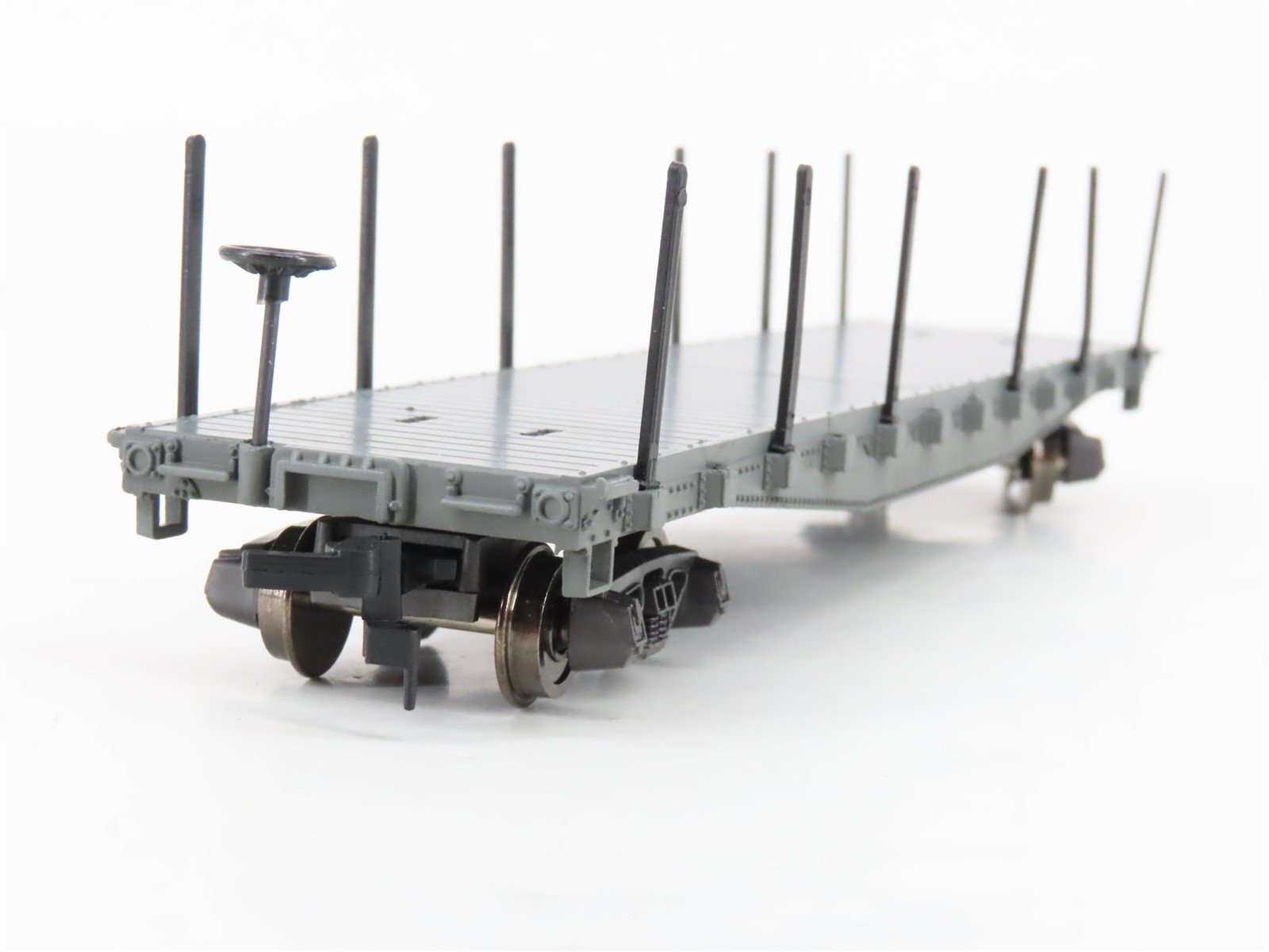 LOT of 2 HO Scale Rivarossi 2237 PRR Pennsylvania Railroad Flat Cars w/ Stakes