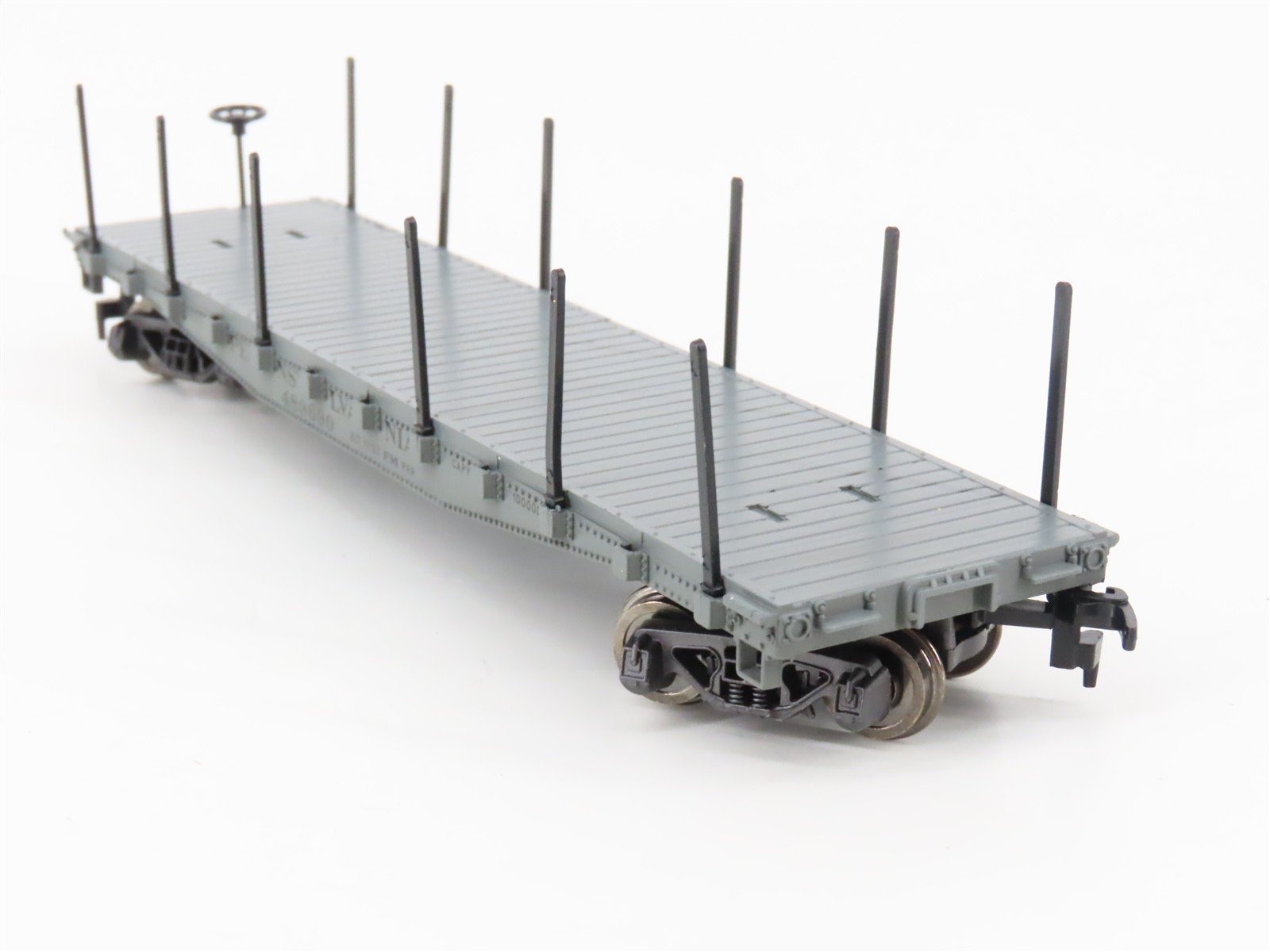 LOT of 2 HO Scale Rivarossi 2237 PRR Pennsylvania Railroad Flat Cars w/ Stakes
