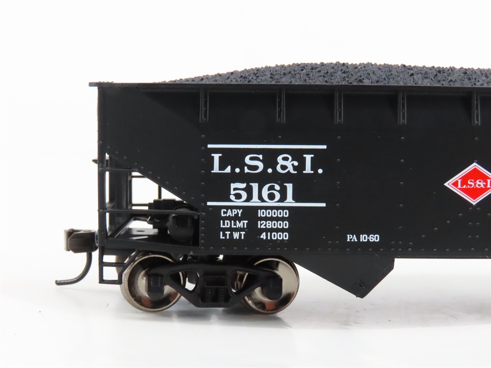LOT of 2 HO Scale Atlas Trainman LS&I Lake Superior & Ishpeming 2-Bay Hoppers